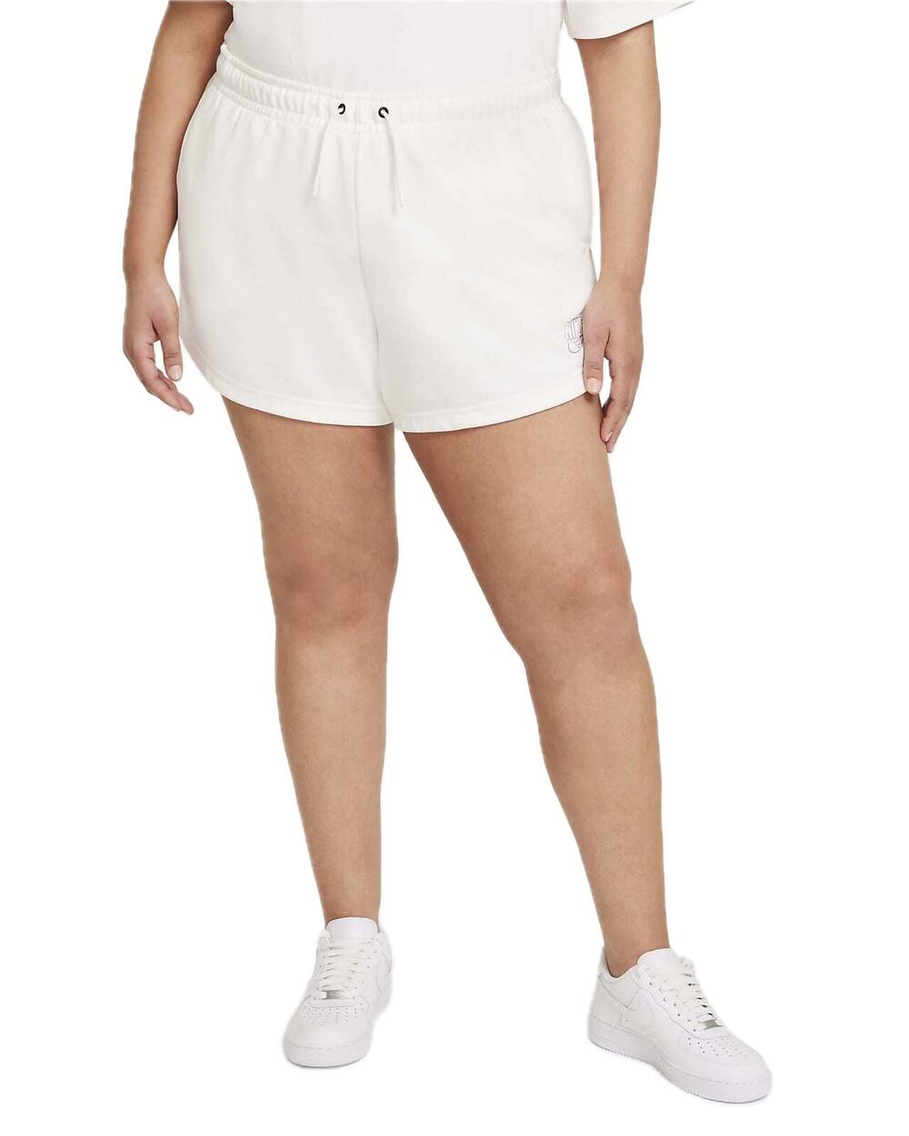NEW Nike Women Bike Shorts White Sportswear Essential Futura 3X DM7973 100
